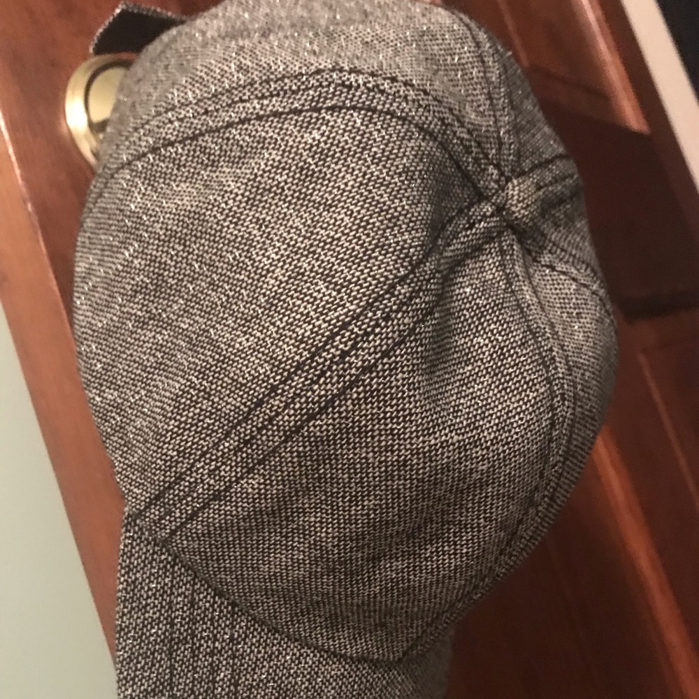 Sparkly Grey Ball Cap
